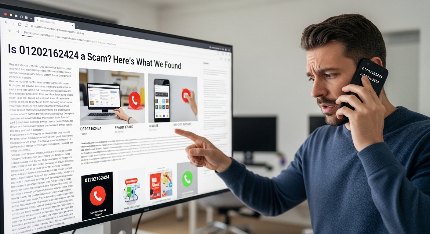 Is 01202162424 a Scam? Here’s What We Found