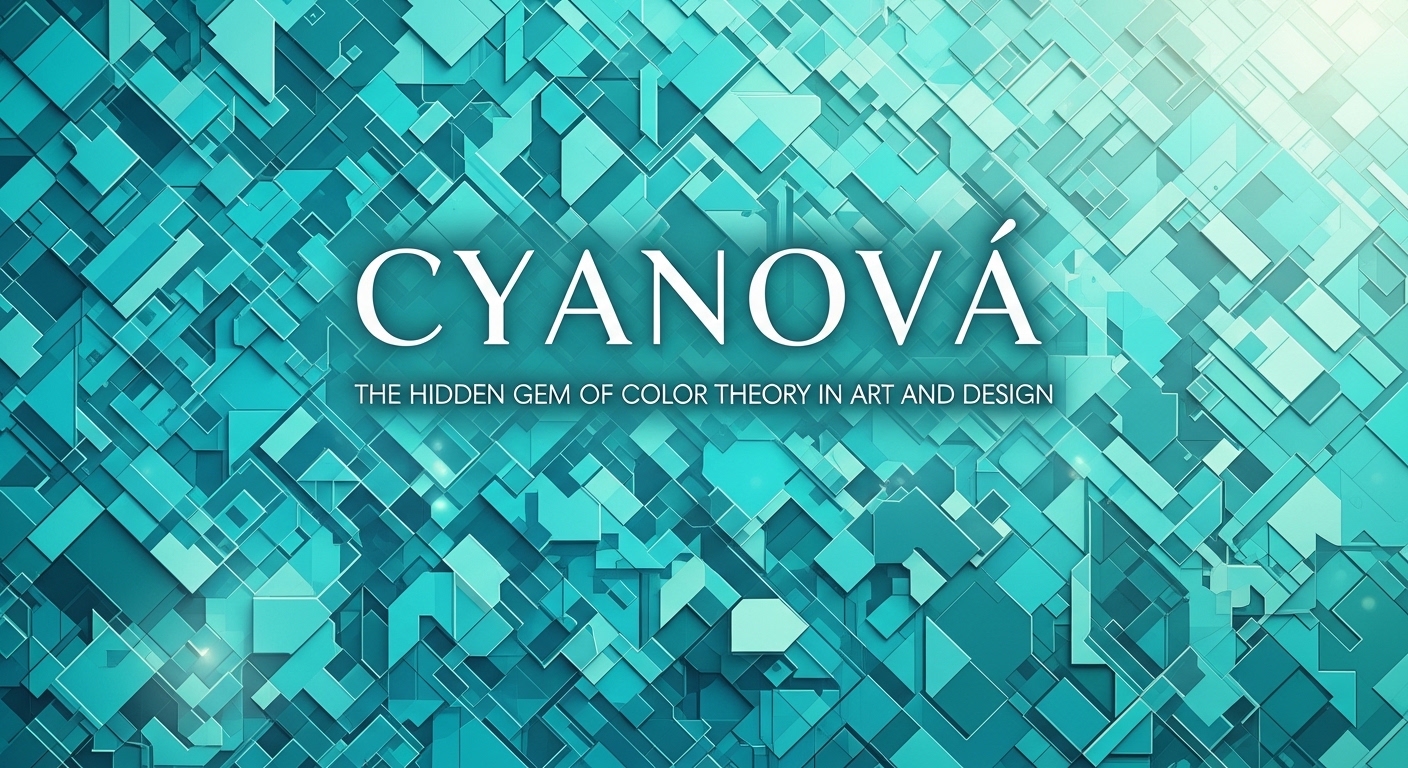 Cyanová: The Hidden Gem of Color Theory in Art and Design