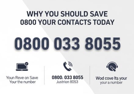 Why You Should Save 0800 033 8055 in Your Contacts Today