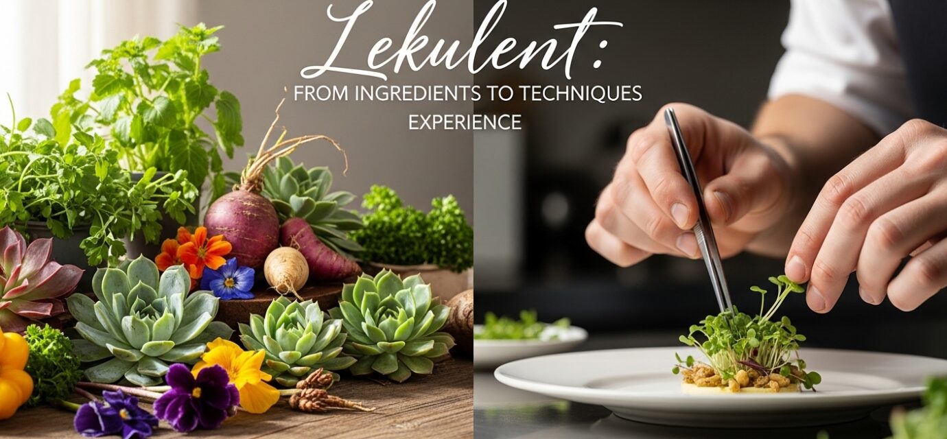 Lekulent: From Ingredients to Techniques Experience