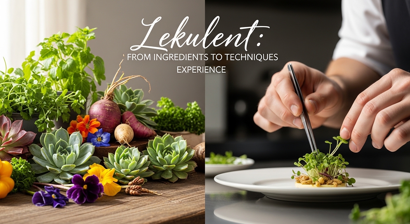 Lekulent: From Ingredients to Techniques Experience