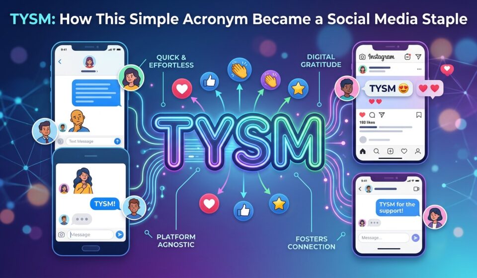 TYSM: How This Simple Acronym Became a Social Media Staple