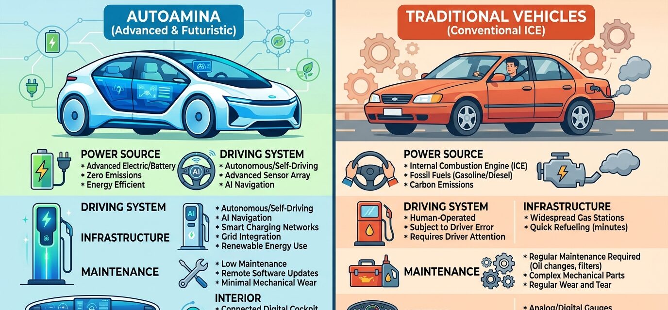 Autoamina vs Traditional Vehicles: A Comprehensive Comparison