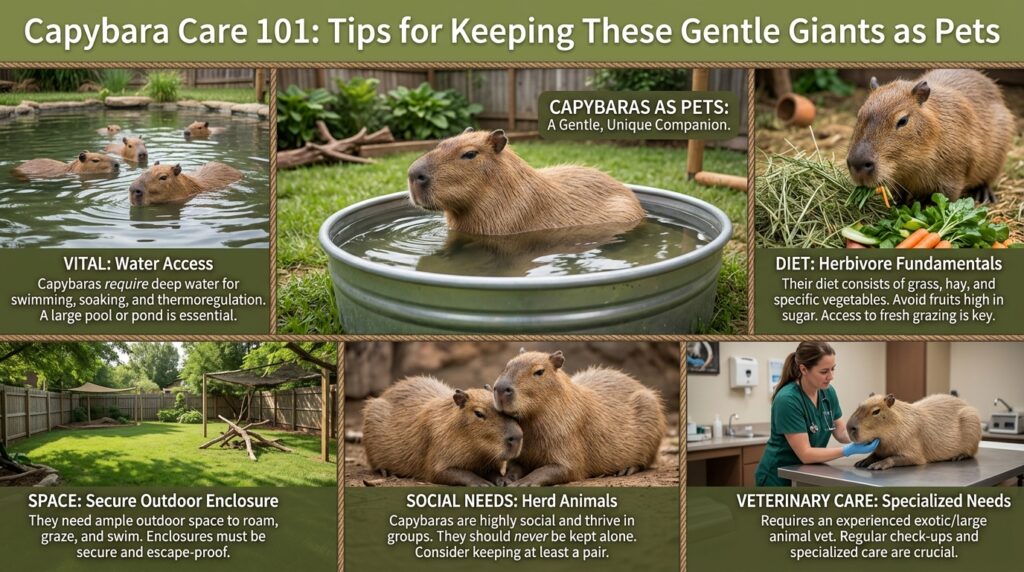 Cadibara Care 101: Tips for Keeping These Gentle Giants as Pets