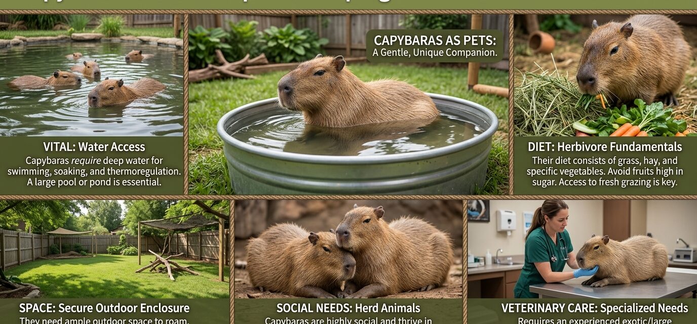 Cadibara Care 101: Tips for Keeping These Gentle Giants as Pets
