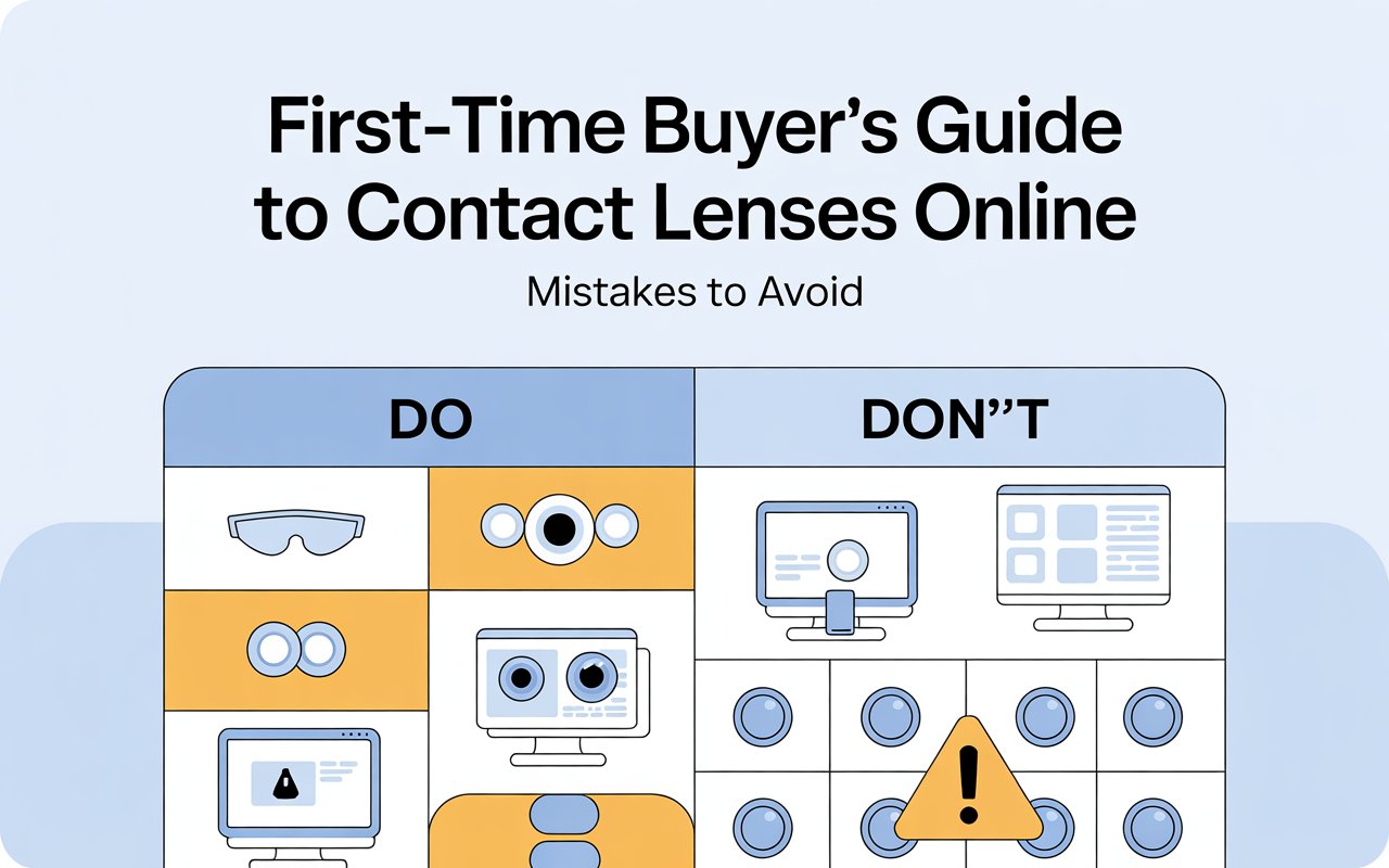 First-Time Buyer’s Guide to Contact Lenses Online: Mistakes to Avoid