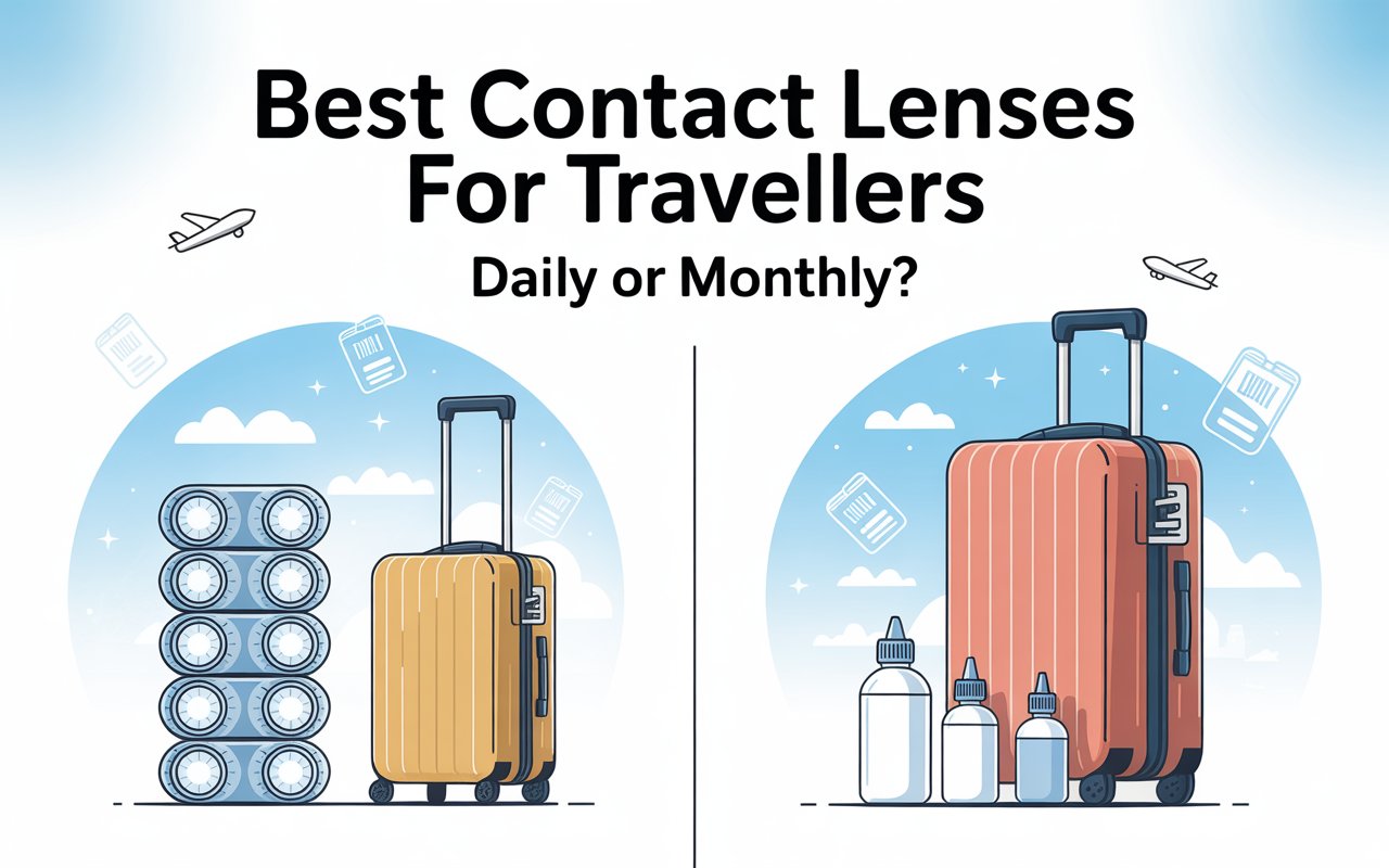 Best Contact Lenses for Travellers: Daily or Monthly?