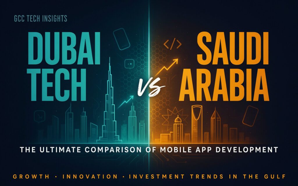 Dubai vs Saudi Arabia: The Ultimate Comparison of Mobile App Development Growth, Innovation, and Investment Trends in the Gulf