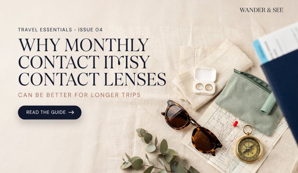 Why Monthly Contact Lenses Can Be Better for Longer Trips